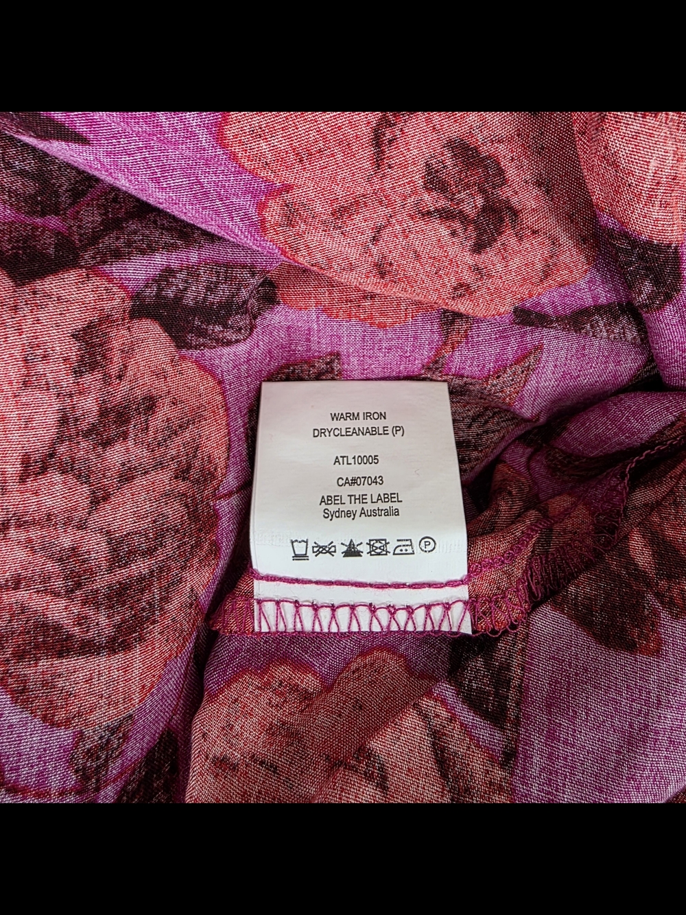 Abel The Label Floral Maxi Dress - Smocked Waist Sz S - Picture 13 of 16